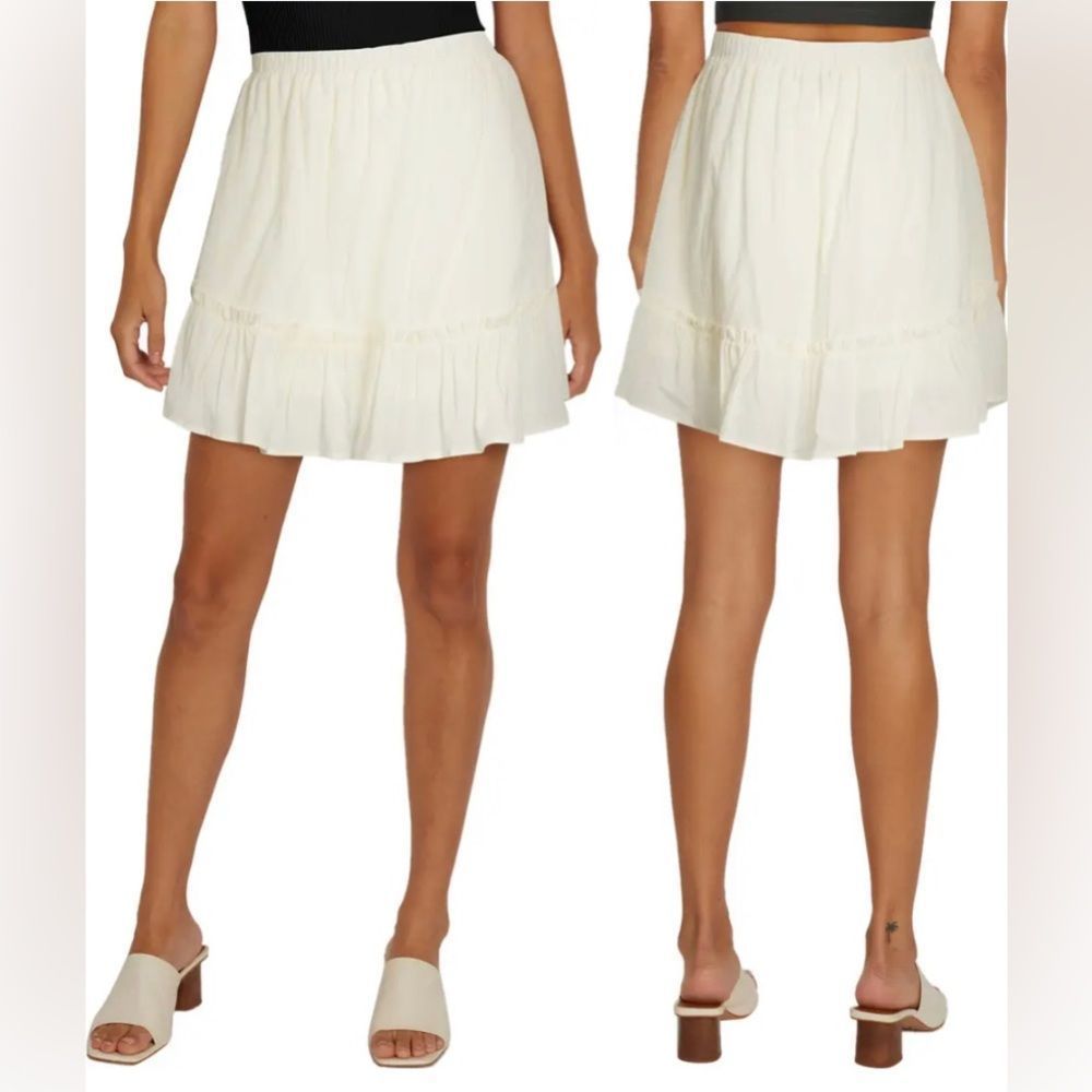 WILDFOX Ruffled Mini Skirt - M